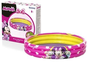 Minnie Mouse piepūšamais baseins bērniem 122 x 25 cm Bestway 91079 cena un informācija | Baseini | 220.lv