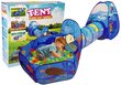 Telts ar tuneli un bumbiņu baseinu cena un informācija | Bērnu rotaļu laukumi, mājiņas | 220.lv