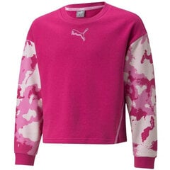 Džemperis bērniem Puma Alpha Crew TR rozā 846941 14 cena un informācija | Jakas, džemperi, žaketes, vestes meitenēm | 220.lv