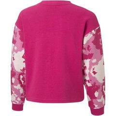 Džemperis bērniem Puma Alpha Crew TR rozā 846941 14 cena un informācija | Jakas, džemperi, žaketes, vestes meitenēm | 220.lv