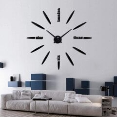 JULMAN lielais sienas pulkstenis T4212B cena un informācija | Pulksteņi | 220.lv