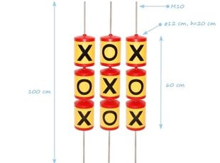 Игра OXO, 772x545 мм цена и информация | Детские игровые домики | 220.lv