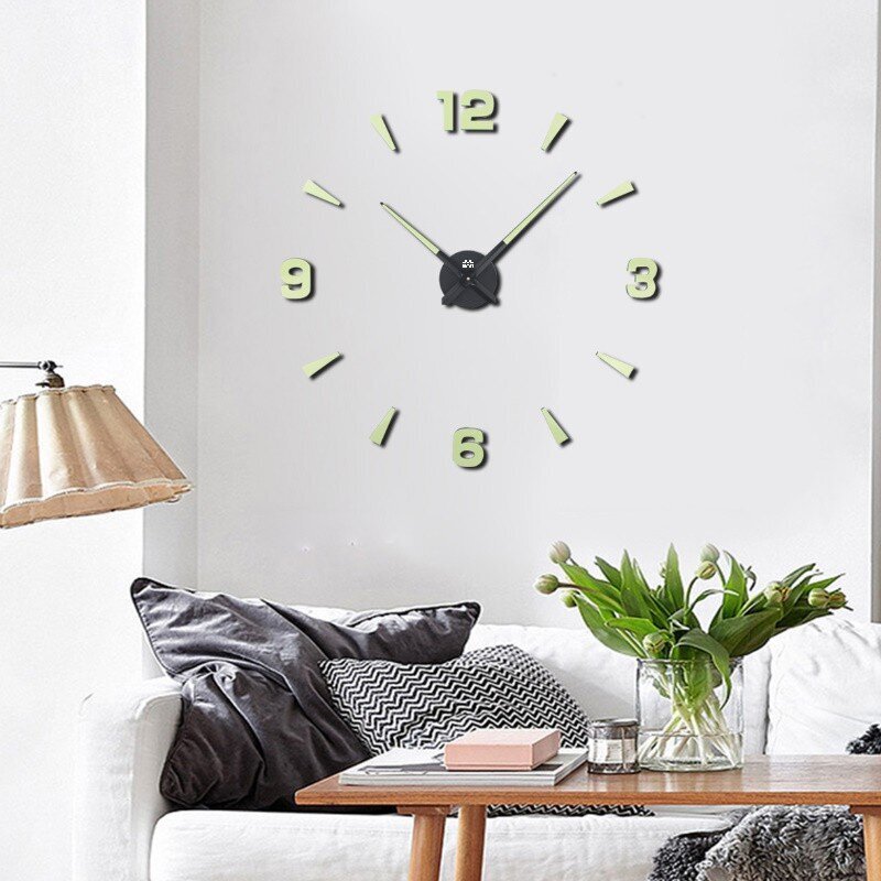 JULMAN Large Wall Clock - Hands T4236L цена и информация | Pulksteņi | 220.lv