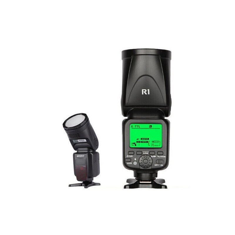 Speedlite kameras zibspuldze TRIOPO R1-CN 1/8000s 2.4G LCD par Canon Nikon cena un informācija | Citi piederumi fotokamerām | 220.lv