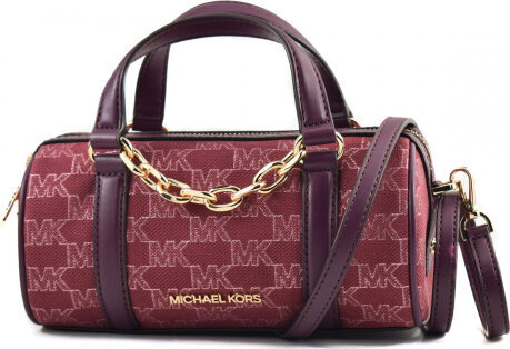 Sieviešu Rokassoma Michael Kors 35F2G3ZC5J-MULBERRY-MLT Sarkans (21 x 12 x 6 cm) S0369403 cena un informācija | Sieviešu somas | 220.lv