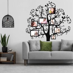 Виниловая наклейка на стену Большое дерево - декор для семейных фотографий - 180 х 177 см цена и информация | Декоративные наклейки | 220.lv