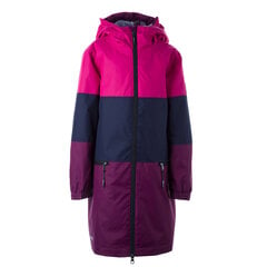 Утепленная парка для девочек весна-осень Huppa HANKA 1, фуксия-бордовая цена и информация | Куртки, пальто для девочек | 220.lv