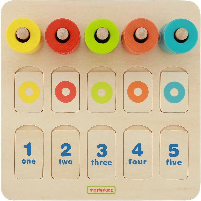 Koka krāsu un numuru šķirotājs cena un informācija | Rotaļlietas zīdaiņiem | 220.lv