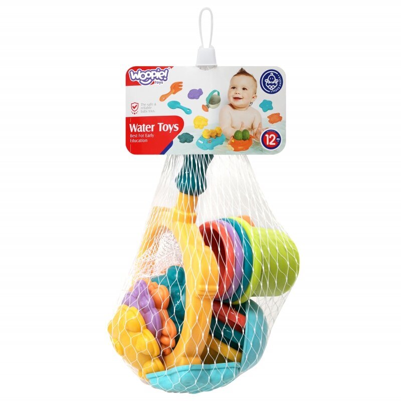 Woopie ūdens rotaļlietu komplekts, 15 gab. цена и информация | Rotaļlietas zīdaiņiem | 220.lv