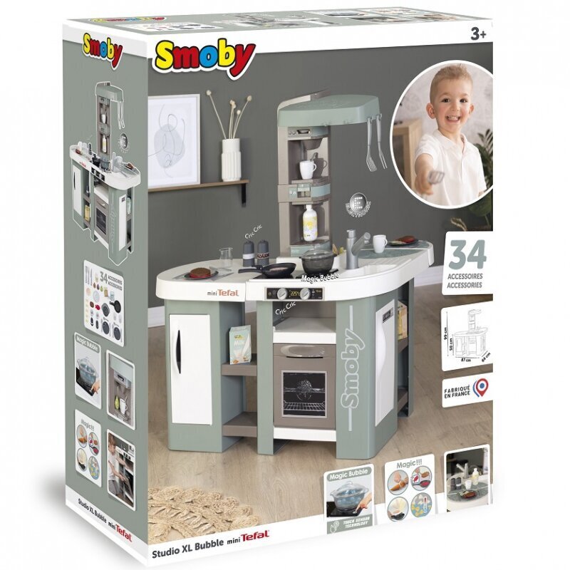 Smoby virtuve Tefal Studio Bubble XL cena un informācija | Rotaļlietas meitenēm | 220.lv