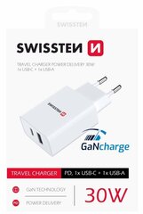 Swissten GaN 22037000 cena un informācija | Lādētāji un adapteri | 220.lv