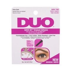 Клей и щетка для накладных ресниц Ardell Duo Quick-Set Striplash Adhesive Dark Tone, 5 г цена и информация | Накладные ресницы, керлеры | 220.lv