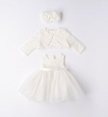 Крестильное платье для девочки Minibanda цена и информация | Платья для девочек | 220.lv