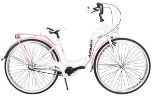 Велосипед Azimut Vintage 28" 2023, белый/розовый цвет цена и информация | Велосипеды | 220.lv