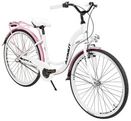 Велосипед Azimut Vintage 28" 2023, белый/розовый цвет цена и информация | Велосипеды | 220.lv