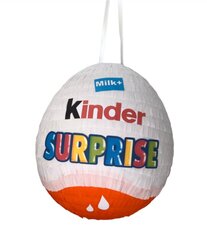 Пиньята Kinder SURPRISE, окружность 122 см. (6946) цена и информация | Праздничные декорации | 220.lv