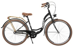 Velosipēds Azimut Vintage 28" 2023, melns цена и информация | Велосипеды | 220.lv