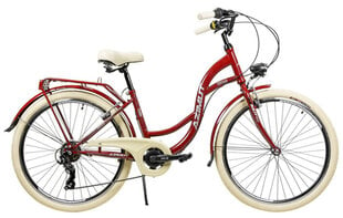Велосипед Azimut Vintage TX-7 26" 2023, красный цвет цена и информация | Велосипеды | 220.lv