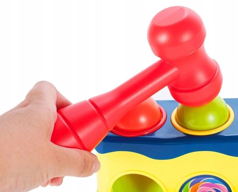 Bērnu spēle MalPlay Āmurs un bumbiņas цена и информация | Rotaļlietas zīdaiņiem | 220.lv