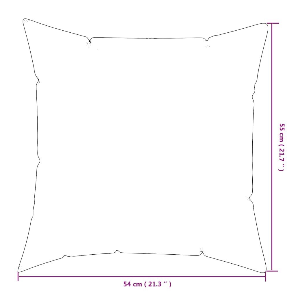 vidaXL dekoratīvi spilveni, 4 gab., 50x50 cm, zilas un baltas svītras цена и информация | Krēslu paliktņi | 220.lv