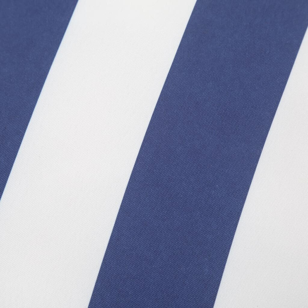 vidaXL dekoratīvi spilveni, 4 gab., 50x50 cm, zilas un baltas svītras цена и информация | Krēslu paliktņi | 220.lv