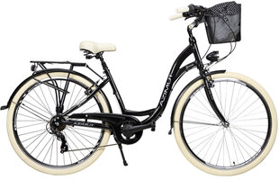 Velosipēds Azimut Sarema 28" ALU TX-7 2023, melns cena un informācija | Velosipēdi | 220.lv