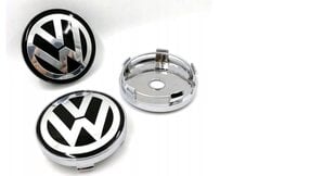 VW loka vāks 60mm/56mm 4gab (komplekts) cena un informācija | Auto piederumi | 220.lv