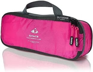 Panda Outdoor Ultralight Pack Bag - водоотталкивающая сумка для рюкзака и чемодана, розовая цена и информация | Мешки для одежды, вешалки | 220.lv