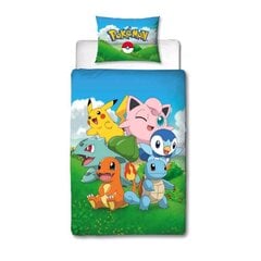 Bērnu gultasveļas komplekts Pokemon 140x200cm, 2 daļas cena un informācija | Bērnu gultas veļa | 220.lv