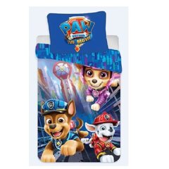 Bērnu gultasveļas komplekts Paw Patrol: The Movie 135x200+80x80cm, 2 daļas cena un informācija | Bērnu gultas veļa | 220.lv