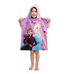 Bērnu dvielis-poncho Frozen 50x115 cm cena un informācija | Dvieļi | 220.lv