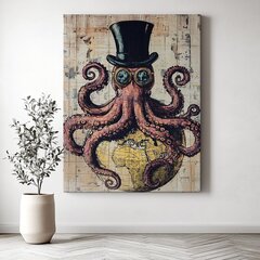 Glezna Octopus cena un informācija | Gleznas | 220.lv