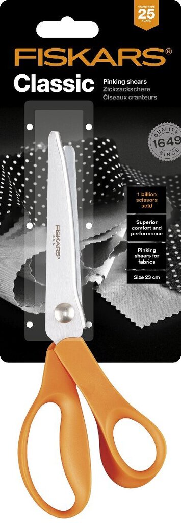 Fiskars Classic robainās figūršķēres, 23cm cena un informācija | Kancelejas preces | 220.lv