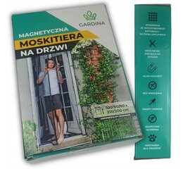 Magnētiskais moskītu tīkls durvīm, 100x210 cm цена и информация | Москитные сетки | 220.lv