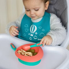 Наклонная миска Baboo со липким дном, оранжевая, 6+ месяцев цена и информация | Детская посуда, контейнеры для молока и еды | 220.lv