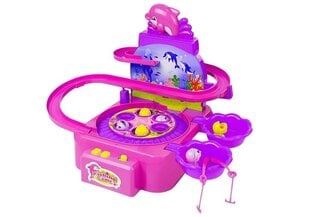 Rotaļlietu ūdens spēļu galds Noķer zivtiņu, rozā krāsā cena un informācija | Attīstošās rotaļlietas | 220.lv