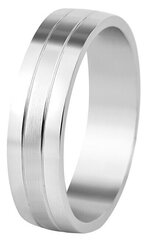 Обручальное кольцо из стали Beneto SPP09 цена и информация | Кольца | 220.lv