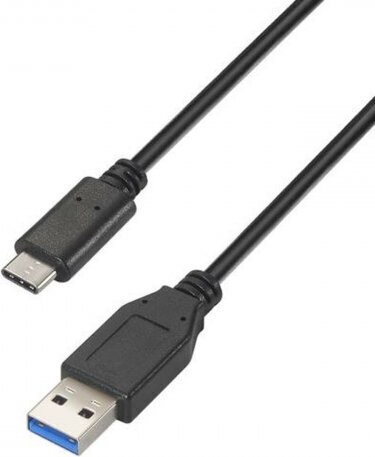 Aisens A107-0060, USB-C/USB-A, 1 m cena un informācija | Kabeļi un vadi | 220.lv