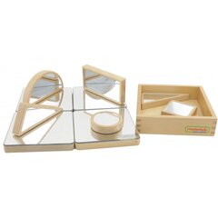 Двусторонние деревянные блоки с зеркалами цена и информация | Игрушки для малышей | 220.lv