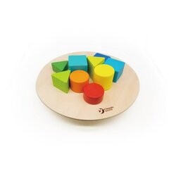 Krāsaini koka bloki cena un informācija | Rotaļlietas zīdaiņiem | 220.lv