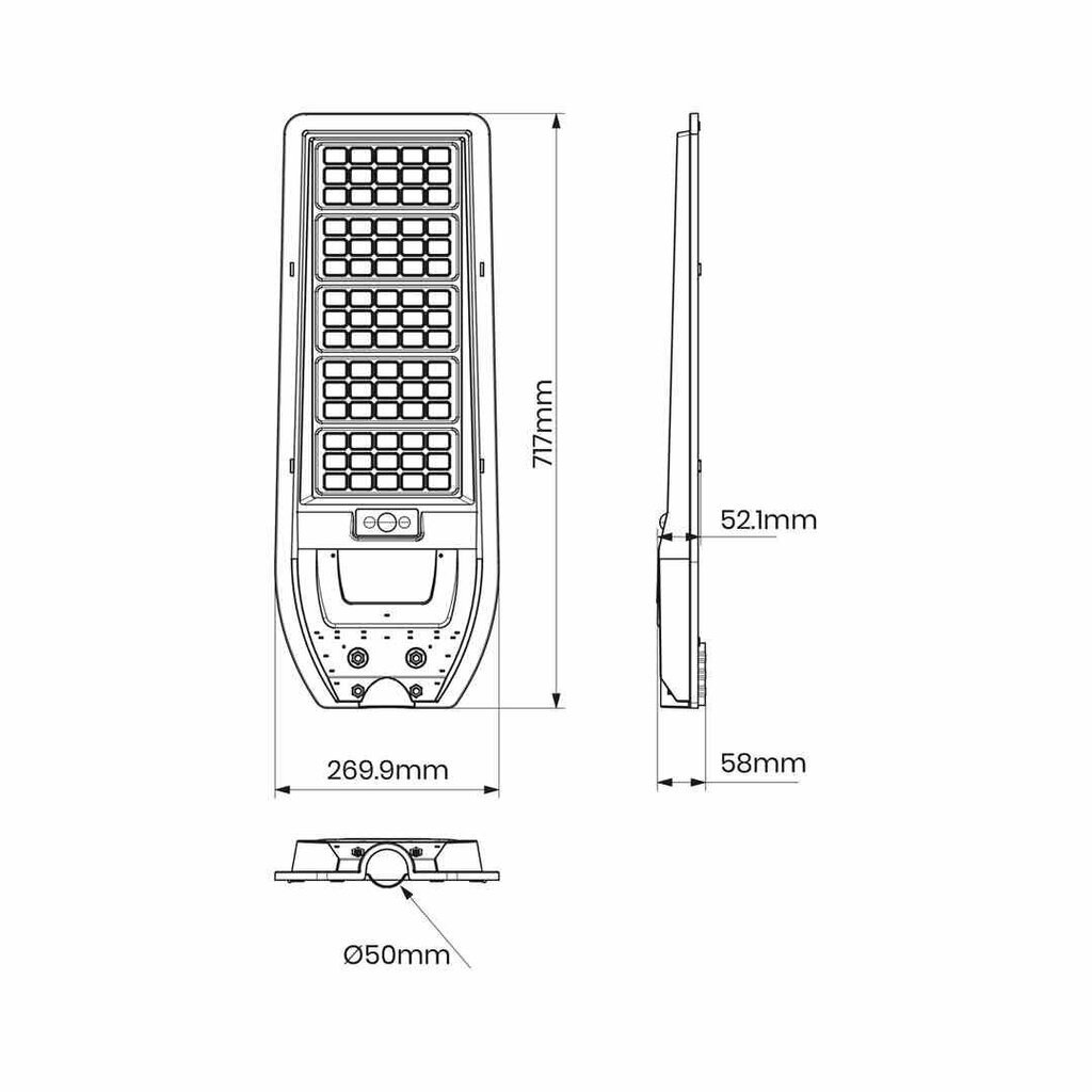 Āra laterna ar saules bateriju Eko-Light 200W 2400lm 6000K цена и информация | Āra apgaismojums | 220.lv