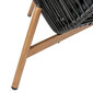 Divvietīgs āra krēsls Mirpol Holand, antracīta krāsā cena un informācija | Dārza krēsli | 220.lv