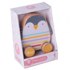 Деревянный пингвиненок цена и информация | Игрушки для малышей | 220.lv