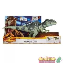 Figūriņa Jurassic World Strike N' Roar Giant Dino GYC94 cena un informācija | Rotaļlietas zēniem | 220.lv