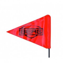 Kartinga drošības karogs ar sarkanu mastu BERG cena un informācija | Rotaļlietas zēniem | 220.lv