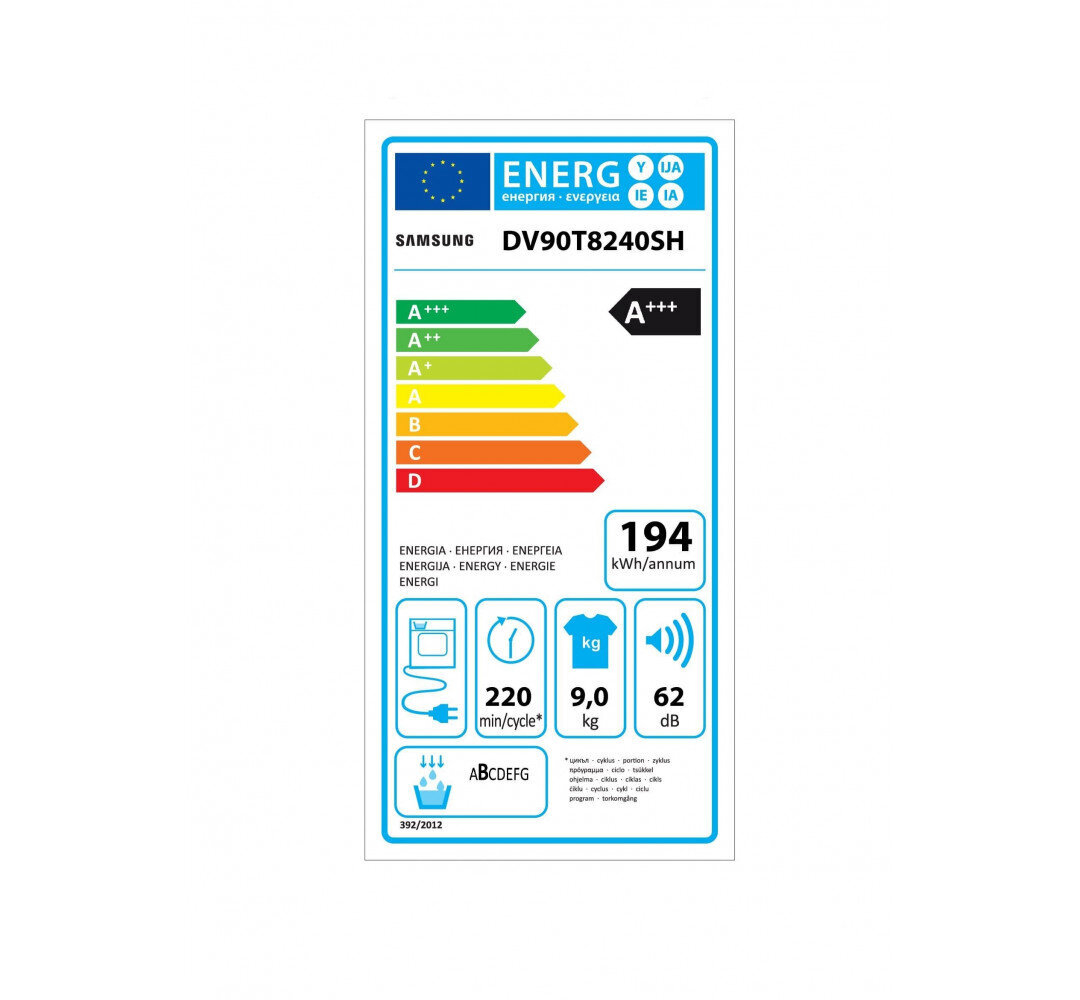 Samsung DV90T8240SH цена и информация | Veļas žāvētāji | 220.lv