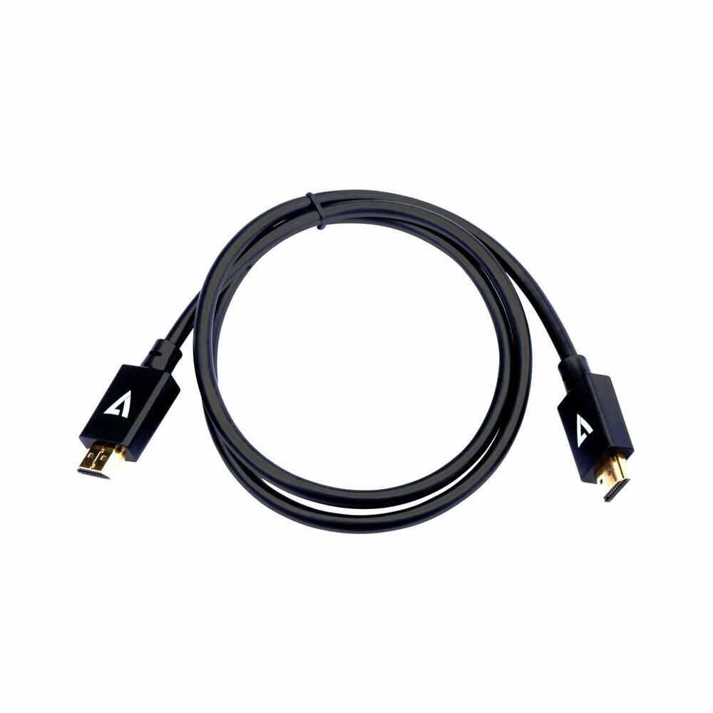 HDMI kabelis V7 V7HDMIPRO-1M-BLK, 1m цена и информация | Kabeļi un vadi | 220.lv