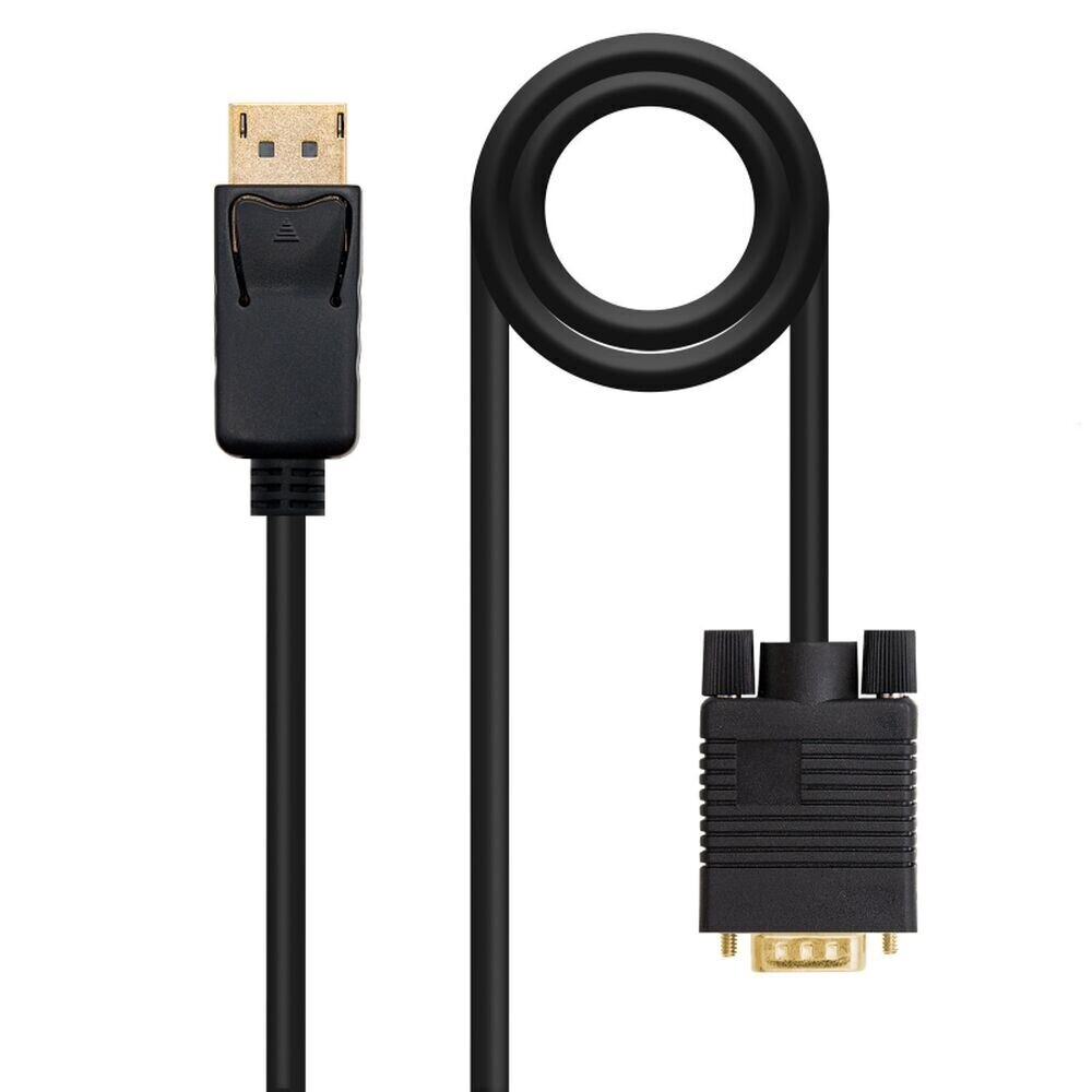 DisplayPort – VGA adapteris Nanocable 10.15.4402, 2m cena un informācija | Kabeļi un vadi | 220.lv