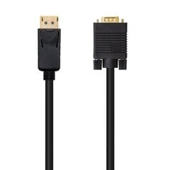 Адаптер для DisplayPort на VGA NANOCABLE 10.15.4402 (2 m) Чёрный цена и информация | Кабели и провода | 220.lv