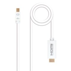 Адаптер Mini DisplayPort — HDMI NANOCABLE 10.15.4002 Белый цена и информация | Кабели и провода | 220.lv